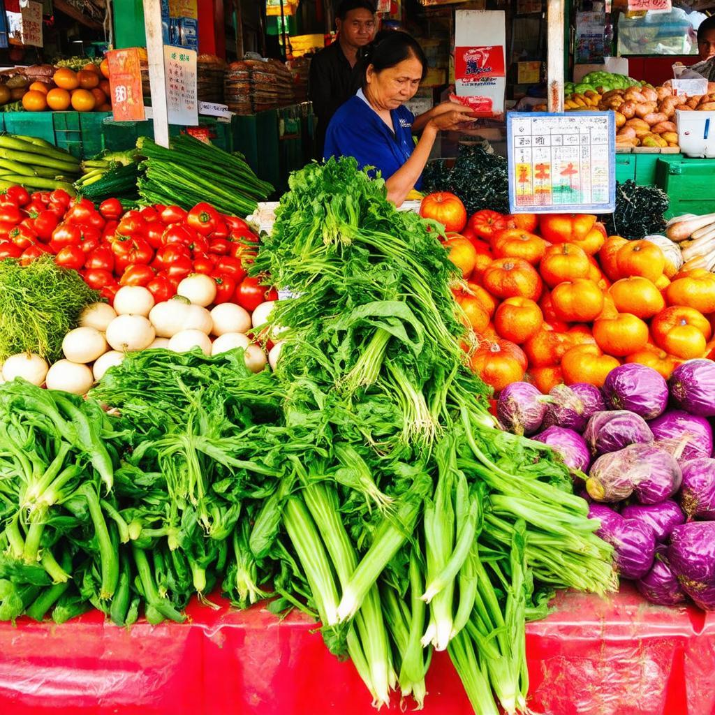 Gian hang ban rau cu qua tuoi ngon theo mua tai cho Thanh An.